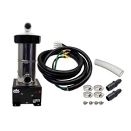 Whole-In-One 4.0KW & 230V Universal Low Flow Spa Heater with Fittings WH1612823